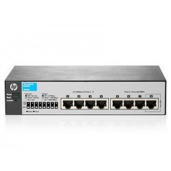 HP 1810-8 V2 (J9800A) 7-Port 10/100 + 1-Port 10/100/1000 Layer 2 Smart Managed Switch