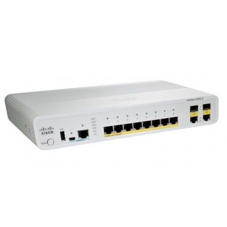 Cisco Catalyst 2960-C (WS-C2960C-8PC-L) 8-port 10/100 Ethernet ports ...
