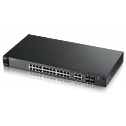 ZyXEL ES3500-24 24 Port 10/100 + 4 dual personality GbE Uplink Layer 2 Ethernet Switch