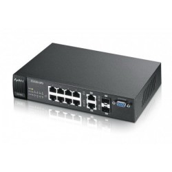 ZyXEL ES3500-8PD 8 Port 10/100 + 2 dual personality GbE Uplink Layer 2 Ethernet Switch