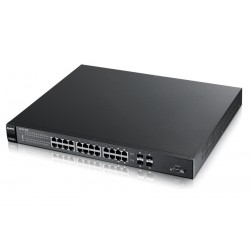 ZyXEL GS1910-24HP 20 Port 10/100/1000 PoE Gigabit Ethernet + 4 dual personality GbE Ports Layer 2 Switch