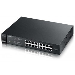 ZyXEL ES1100-16P 16 Port 10/100 with PoE Palm Size Fast Ethernet Unmanaged Switch