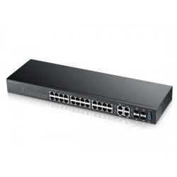 ZyXEL GS2210-24 24 Port Gigabit Ethernet + 4 GbE combo Ports Layer 2 Switch