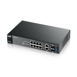 ZyXEL GS2210-8 8 Port Gigabit Ethernet + 2 GbE combo Ports Layer 2 Switch