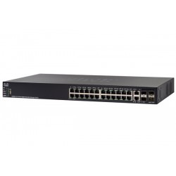 [SG550X-24-K9-EU] ราคา ขาย Cisco 24-port Gigabit Stackable Managed Switch