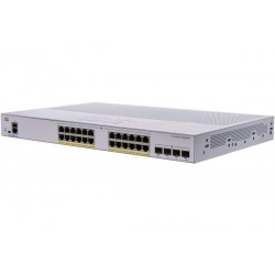 Cisco CBS350-24P-4G-EU 24-Port Gigabit Ethernet POE+ 195W + 4 SFP (Gigabit Ethernet) Layer 3 Managed Switch