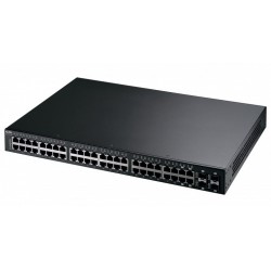 ZyXEL GS2200-48 44 Port 10/100/1000 Gigabit Ethernet + 4 dual personality GbE Ports Layer 2 Switch