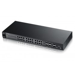 ZyXEL GS1910-24 20 Port 10/100/1000 Gigabit Ethernet + 4 dual personality GbE Ports Layer 2 Switch