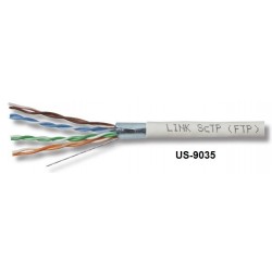 LINK US-9035 CAT 5E F/UTP Enhanced CABLE (350 MHz), CMR / Al-Mylar Foil Shielding