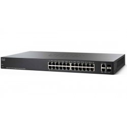 Cisco SG220-26P-K9-EU 24-port Gigabit Ethernet POE 180W / 2-port Gigabit RJ45/SFP