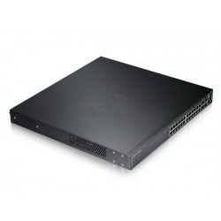 ZyXEL GS3700-24 24 Port 10/100/1000 Gigabit Ethernet + 4 dual personality GbE Ports Layer 2+ (Layer 3 Lite) Switch