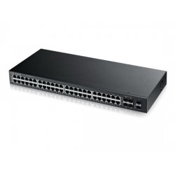 ZyXEL GS2210-48 44 Port Gigabit Ethernet + 2 Gigabit SFP + 4 GbE combo Ports Layer 2 Switch