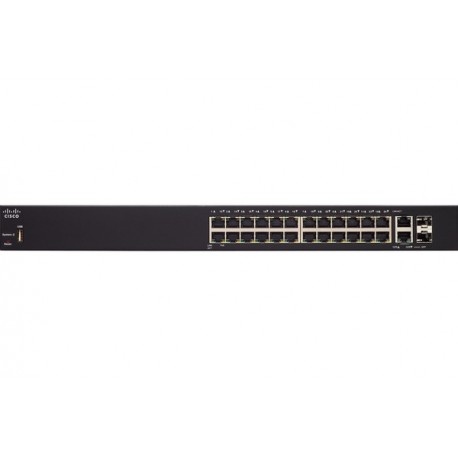 [SF250-24P-K9-EU] Price Cisco 24-Port 10/100 PoE Smart Switch