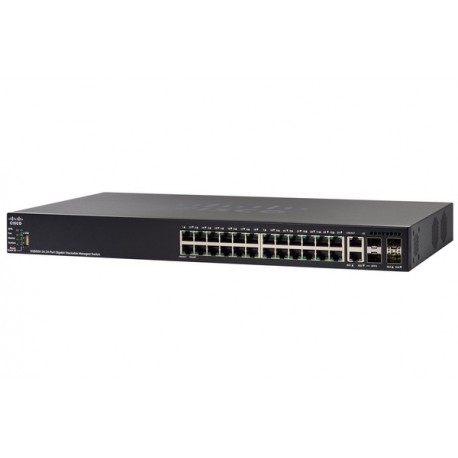 [SG550X-24MP-K9-EU] Price Cisco 24-port Gigabit PoE Stackable Managed Switch