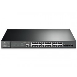 [T2600G-28MPS] TP-Link JetStream 24-Port Gigabit L2 Managed PoE+ Switch with 4 SFP Slots
