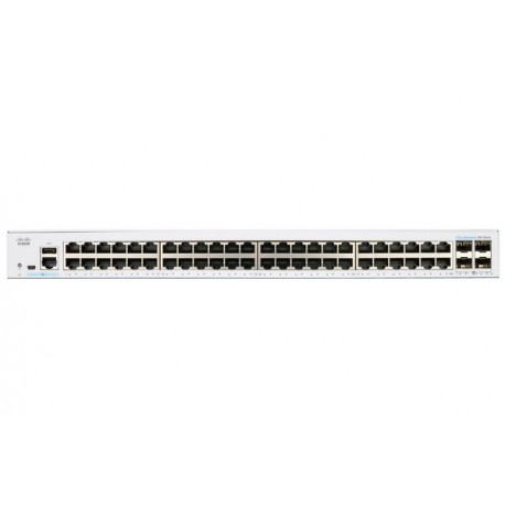 Cisco CBS250-48T-4X-EU 48-Port Gigabit Ethernet + 4 SFP+ (10 Gigabit Ethernet) Layer 3 Smart Switch