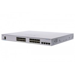 Cisco CBS250-24T-4X-EU 24-Port Gigabit Ethernet + 4 SFP+ (10 Gigabit Ethernet) Layer 3 Smart Switch