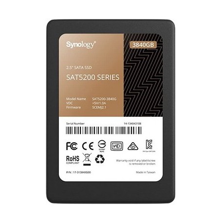 [SAT5200-3840G] Price Synology SAT5200 3840 GB 2.5” SATA SSD