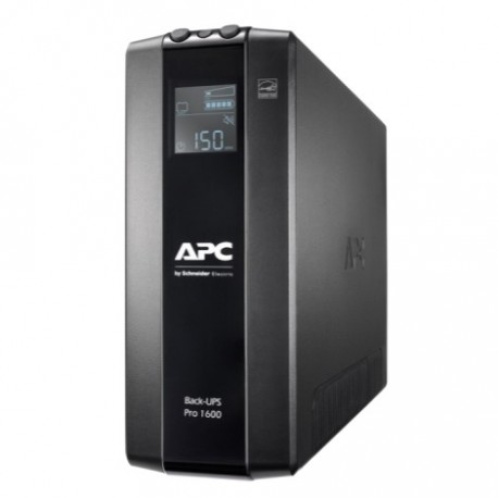 [BR1600MI] APC Back UPS Pro BR 1600VA, 8 Outlets, AVR, LCD Interface