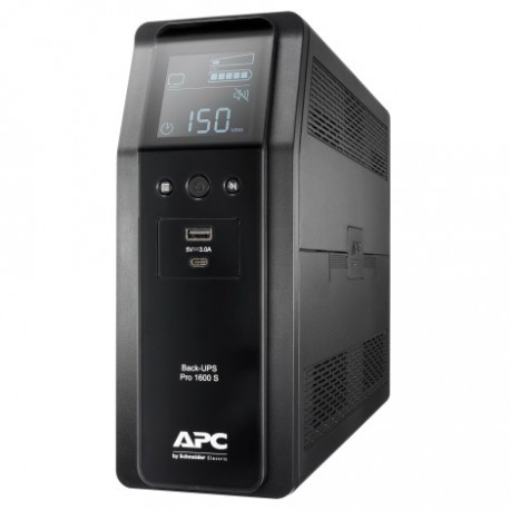 [BR1600SI] APC Back UPS Pro BR 1600VA, Sinewave,8 Outlets, AVR, LCD interface