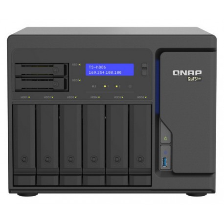 QNAP TS-h886-D1602-8G 8-Bay ZFS-based Intel Xeon D-1602 2-Core NAS
