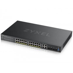 ZyXEL GS2220-28HP 24-port GbE + 4-port Combo Layer 2+ Managed PoE Switch