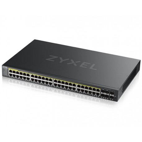 ZyXEL GS2220-50HP 44-port GbE + 4-port Combo + 2-port SFP Layer 2+ Managed PoE Switch