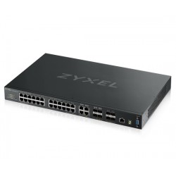 ZyXEL XGS4600-32 24 Gigabit Port + 4 Gigabit Combo + 4 10-Gigabit SFP+ L3 Aggregation Switch
