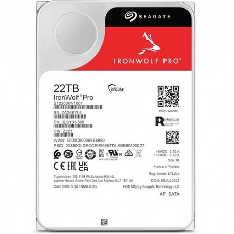 Seagate IronWolf Pro 22TB NAS HDD