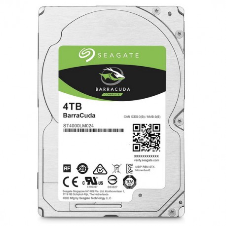 [ST4000LM024] Seagate BarraCuda 4TB 2.5" HDD