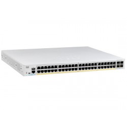 Cisco C1000-48P-4G-L 48-Port Gigabit Ethernet POE+ 370W + 4 SFP (Gigabit Uplink) Layer 2 Managed Switch