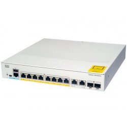 Cisco C1000-8P-2G-L 8-Port Gigabit Ethernet POE+ 67W + 2 SFP (Gigabit Uplink) Layer 2 Managed Switch