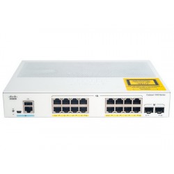 Cisco C1000-16P-E-2G-L 16-Port Gigabit Ethernet POE+ 120W + 2 SFP (Gigabit Uplink) Layer 2 Managed Switch (External PS)