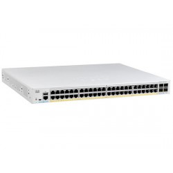 Cisco C1000-48P-4X-L 48-Port Gigabit Ethernet POE+ 370W + 4 SFP+ (10 Gigabit Uplink) Layer 2 Managed Switch