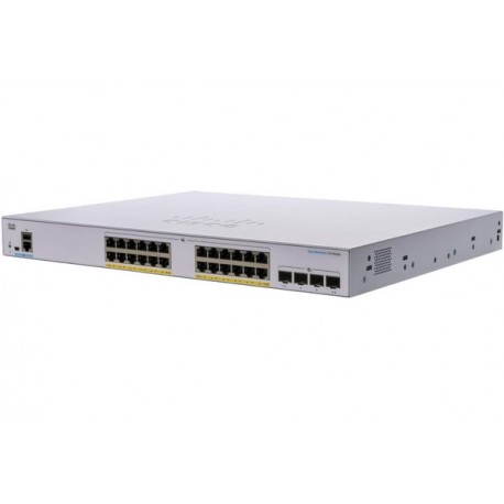 Cisco CBS250-24FP-4X-EU 24-Port Gigabit Ethernet POE+ 370W + 4 SFP+ (10 Gigabit Ethernet) Layer 3 Smart Switch