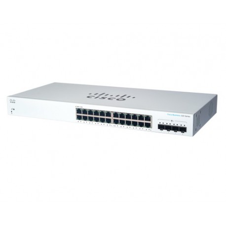 Cisco CBS220-24T-4G-EU 24-Port Gigabit Ethernet + 4 SFP (Gigabit Ethernet) Layer 2 Smart Switch