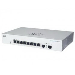 Cisco CBS220-8T-E-2G-EU 8-Port Gigabit Ethernet + 2 SFP (Gigabit Ethernet) Layer 2 Smart Switch (External PS)