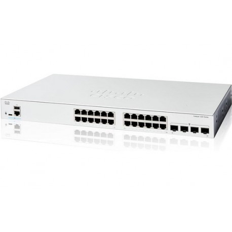 Cisco C1200-24T-4G 24-Port Gigabit Ethernet + 4 SFP (Gigabit Ethernet) Layer 3 Smart Switch