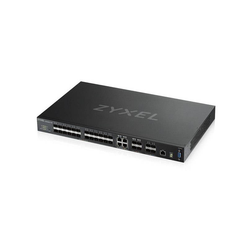 Zyxel XGS4600-32F 28-port GbE L3 Aggregation Fiber Switch with 4 SFP+ Uplink