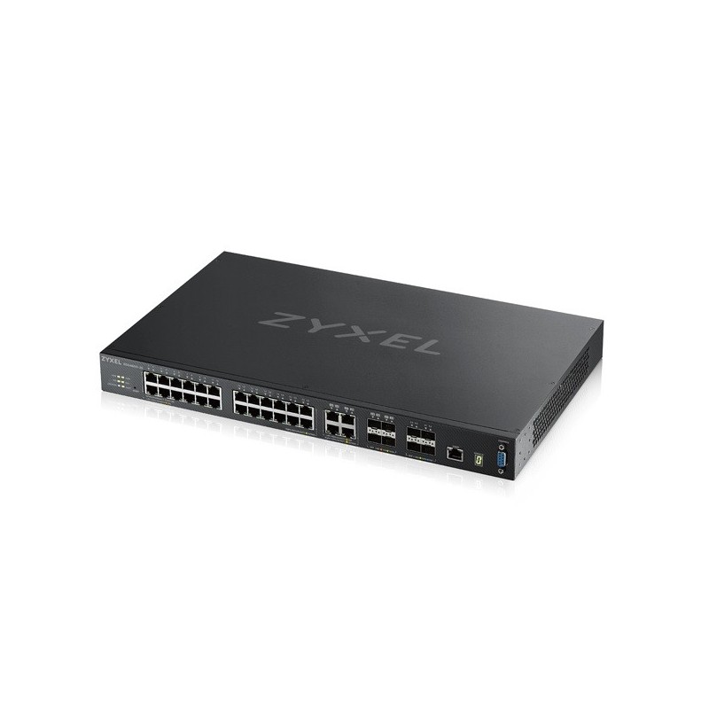Zyxel XGS4600-32 28-port GbE L3 Aggregation Switch with 4 SFP+ Uplink